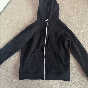 Black Zip-Up Hoodie